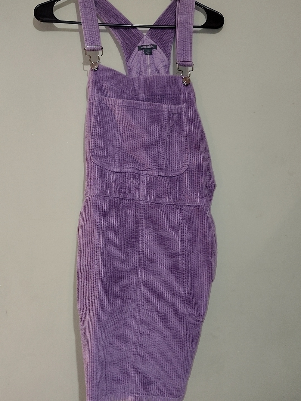 wild fable Lavender Corduroy Overall Dress
